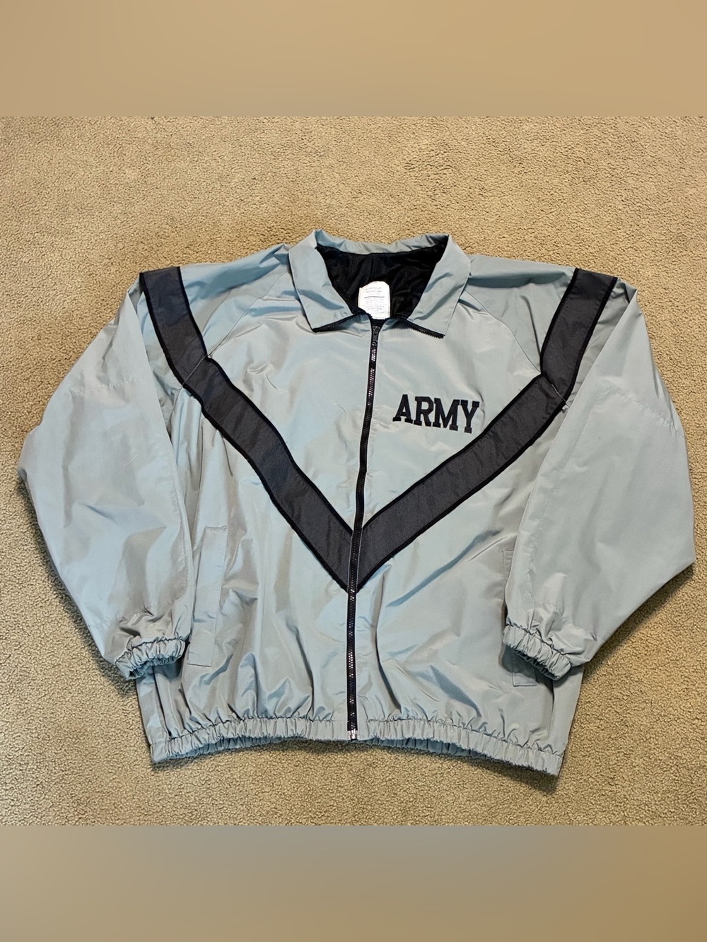 2004 US Army IPFU Improved Physical Fitness Windbreaker Reflective Jacket XXL